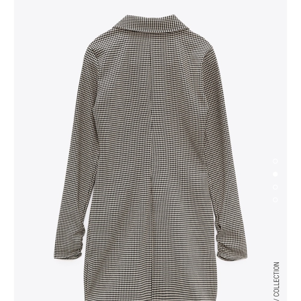 ZARA HOUNDSTOOTH DRESS - Picture 4 of 4